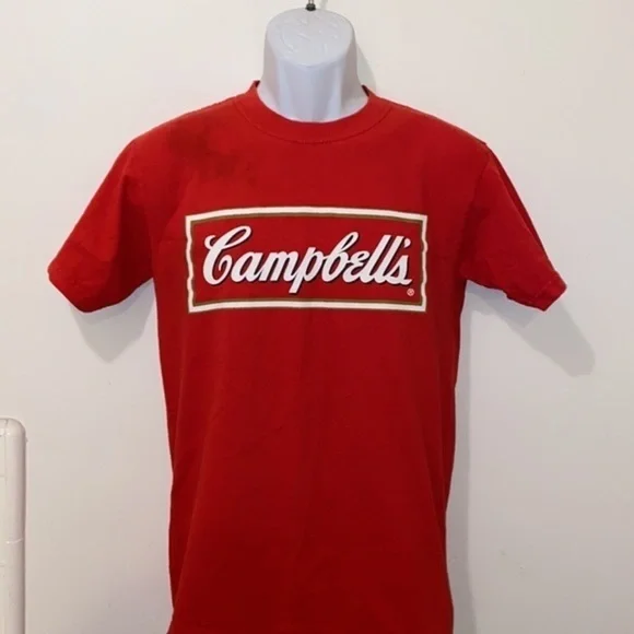Vintage Unisex Campbell’s Soup Classic Red Logo Graphic Tee